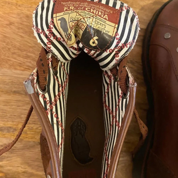 London Underground Joe Blake Ankle Boots Mahogany - Picture 8 of 9